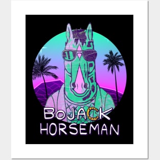 Retrowave Bojack Posters and Art